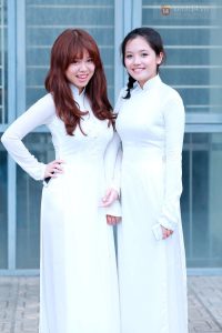 may áo dài học sinh tphcm