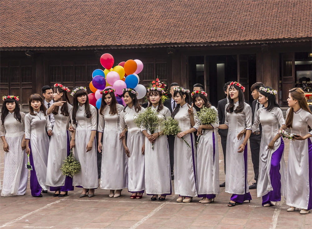 Dịch Vụ May Áo Dài Học Sinh Ở Hà Nội Theo Yêu Cầu